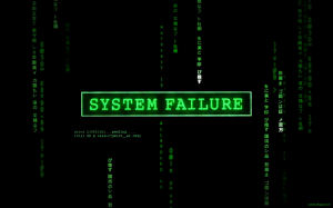 3. System falture green hacker Wallpaper